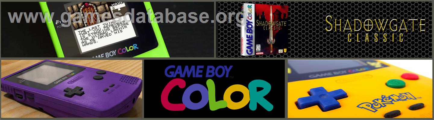Shadowgate Classic - Nintendo Game Boy Color - Artwork - Marquee