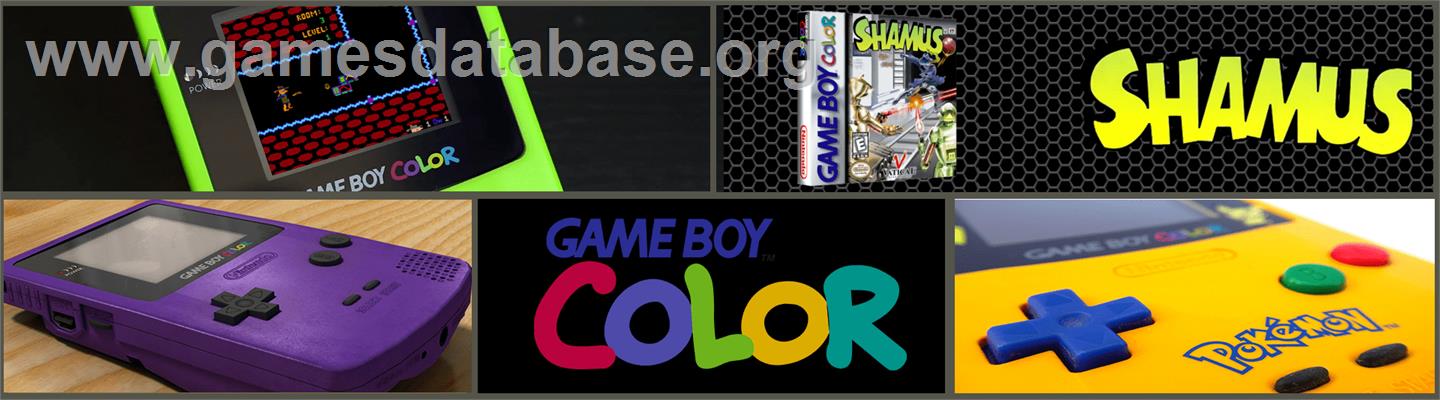 Shamus - Nintendo Game Boy Color - Artwork - Marquee