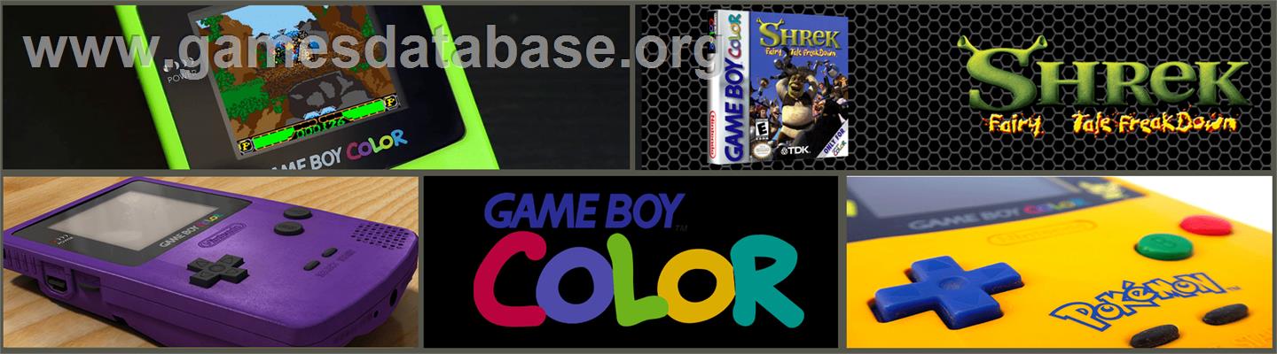 Shrek: Fairy Tale Freakdown - Nintendo Game Boy Color - Artwork - Marquee