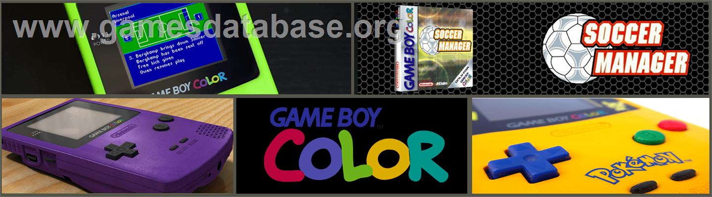 Soccer Manager - Nintendo Game Boy Color - Artwork - Marquee