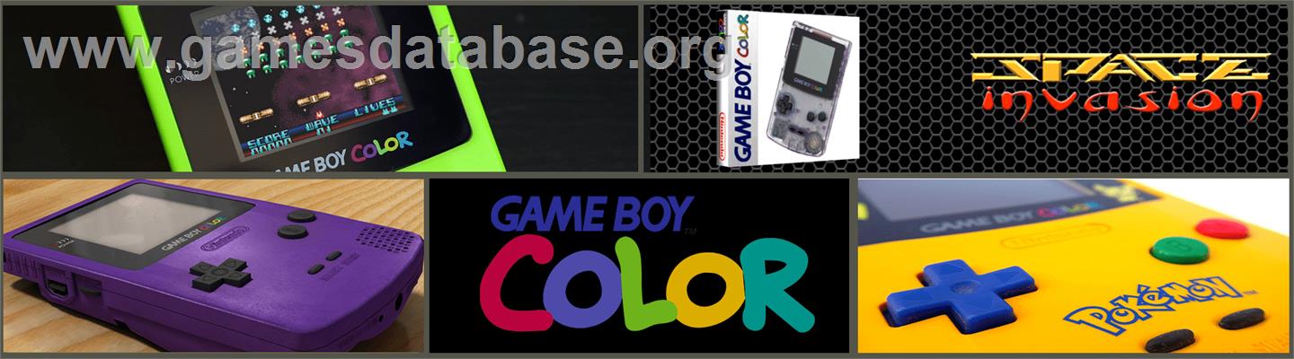Space Invasion - Nintendo Game Boy Color - Artwork - Marquee