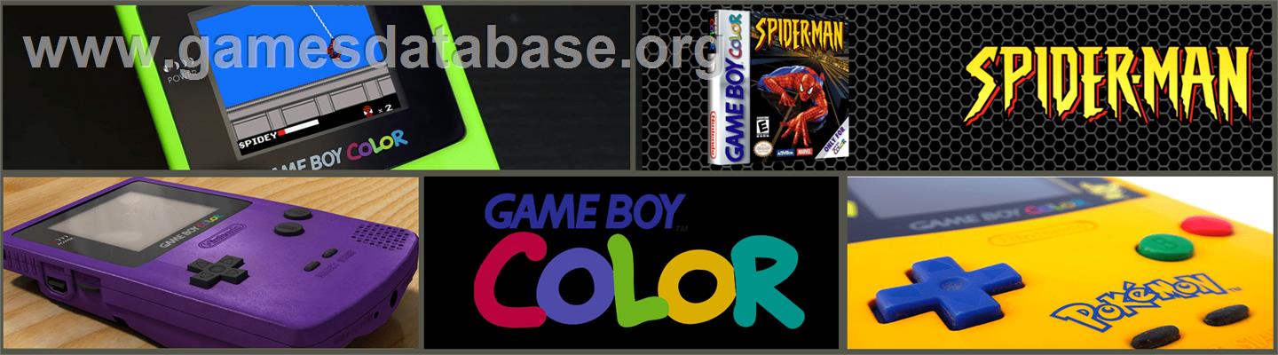 Spider-Man - Nintendo Game Boy Color - Artwork - Marquee