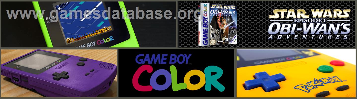 Star Wars: Episode I: Obi-Wan's Adventures - Nintendo Game Boy Color - Artwork - Marquee