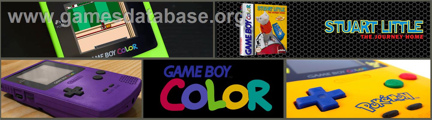 Stuart Little: The Journey Home - Nintendo Game Boy Color - Artwork - Marquee