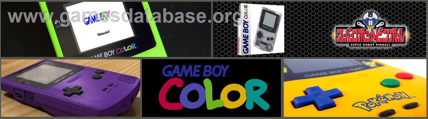 Super Robot Pinball - Nintendo Game Boy Color - Artwork - Marquee