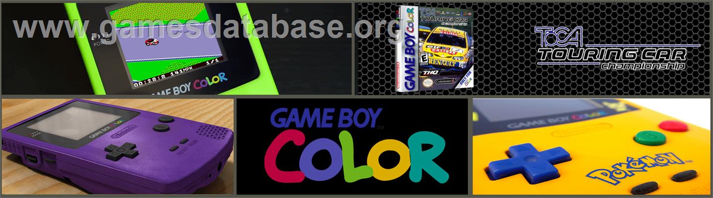 TOCA Touring Car Championship - Nintendo Game Boy Color - Artwork - Marquee
