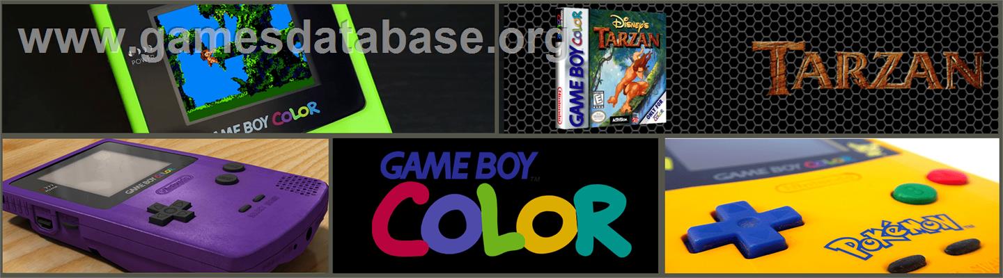 Tarzan - Nintendo Game Boy Color - Artwork - Marquee