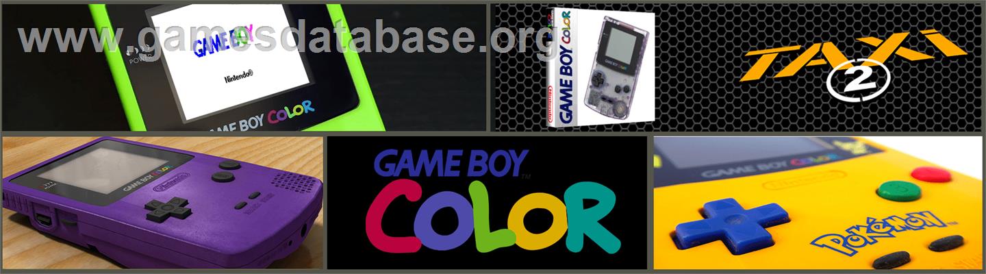 Taxi 2 - Nintendo Game Boy Color - Artwork - Marquee