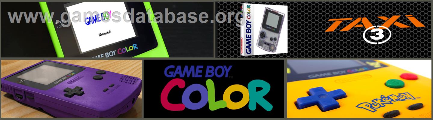 Taxi 3 - Nintendo Game Boy Color - Artwork - Marquee