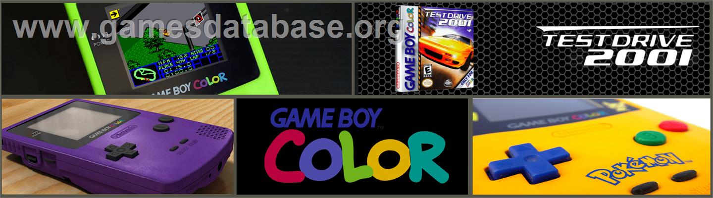 Test Drive 2001 - Nintendo Game Boy Color - Artwork - Marquee