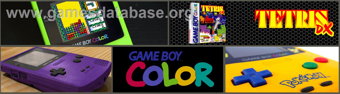 Tetris DX - Nintendo Game Boy Color - Artwork - Marquee