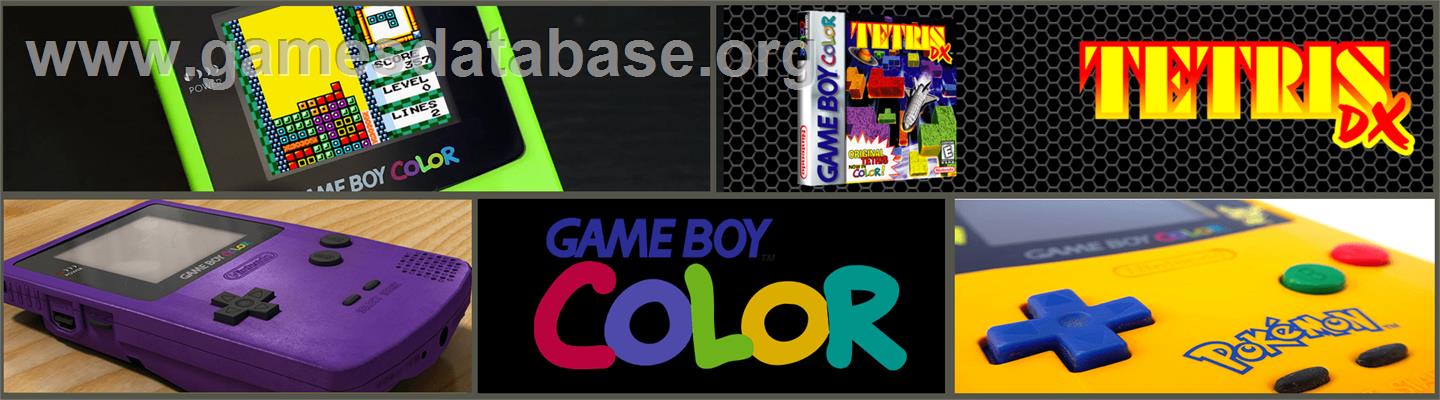 Tetris Dx - Nintendo Game Boy Color - Artwork - Marquee
