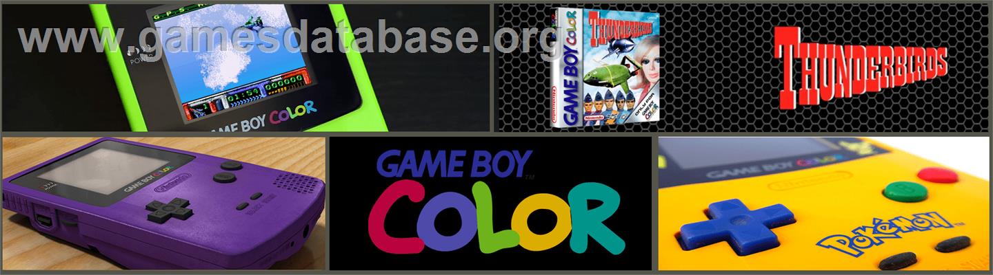 Thunderbirds - Nintendo Game Boy Color - Artwork - Marquee