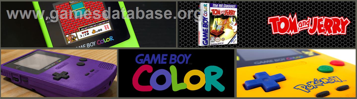 Tom And Jerry - Nintendo Game Boy Color - Artwork - Marquee