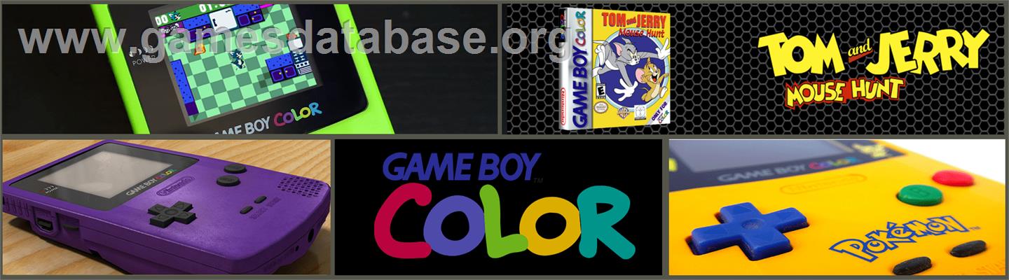 Tom And Jerry - Mouse Hunt - Nintendo Game Boy Color - Artwork - Marquee