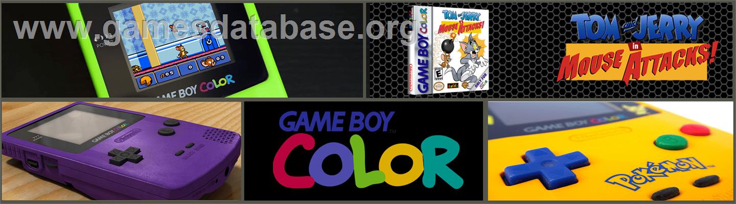 Tom And Jerry In Mouse Attacks! - Nintendo Game Boy Color - Artwork - Marquee
