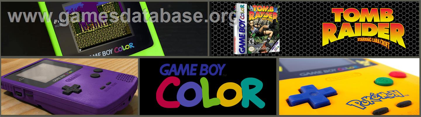Tomb Raider - Nintendo Game Boy Color - Artwork - Marquee