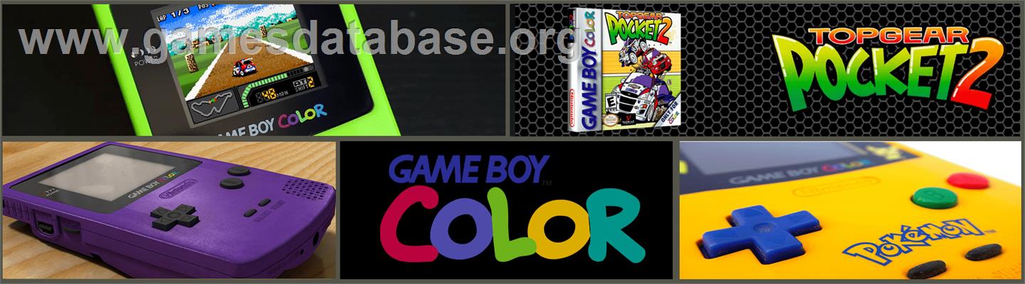 Top Gear Pocket 2 - Nintendo Game Boy Color - Artwork - Marquee