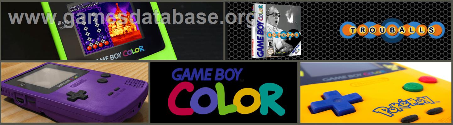 Trouballs - Nintendo Game Boy Color - Artwork - Marquee