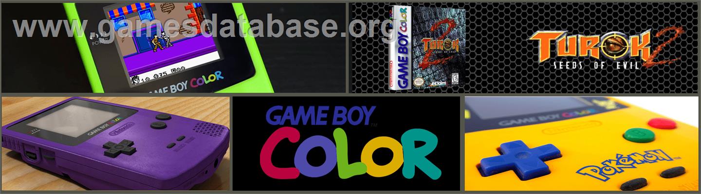 Turok 2 - Seeds Of Evil - Nintendo Game Boy Color - Artwork - Marquee