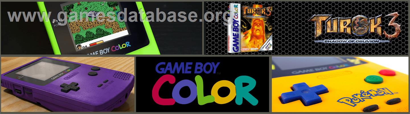Turok 3: Shadow of Oblivion - Nintendo Game Boy Color - Artwork - Marquee