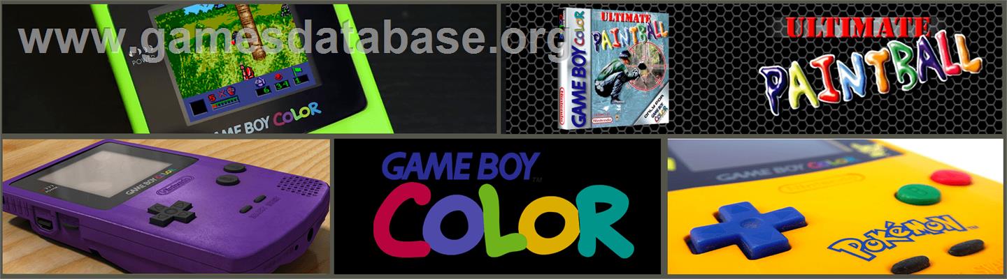 Ultimate Paintball - Nintendo Game Boy Color - Artwork - Marquee