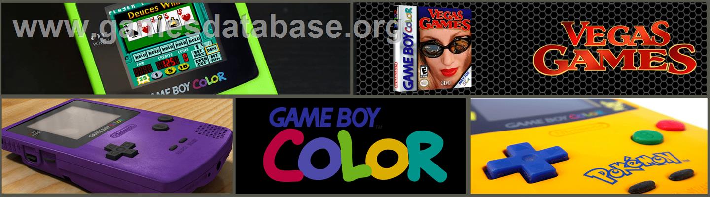 Vegas Games - Nintendo Game Boy Color - Artwork - Marquee