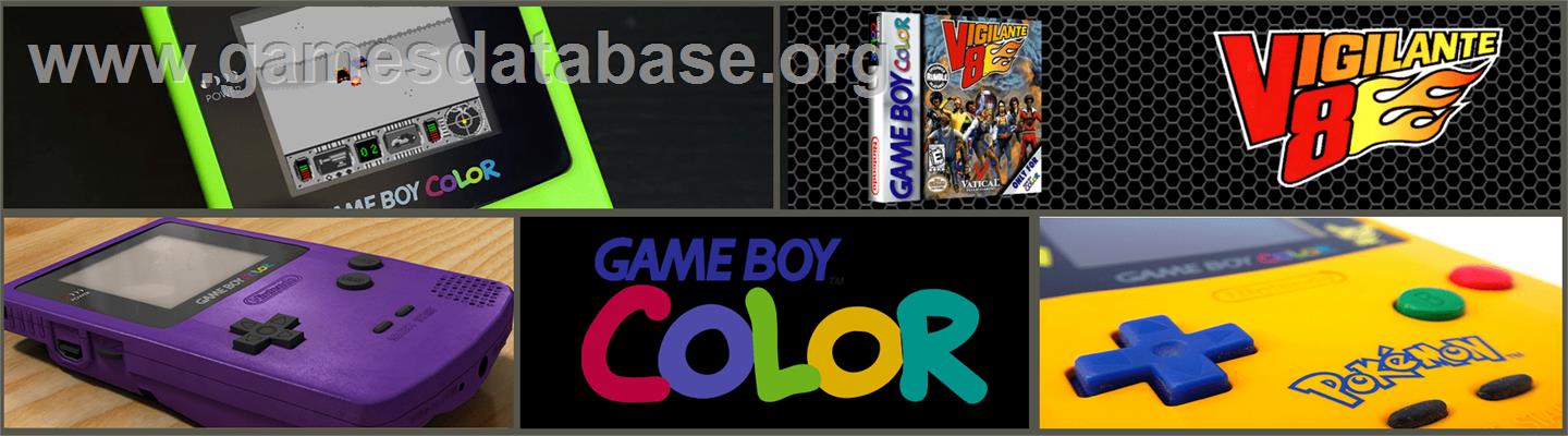 Vigilante 8 - Nintendo Game Boy Color - Artwork - Marquee