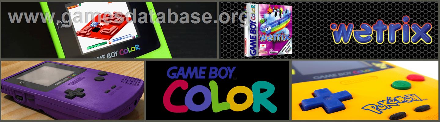 Wetrix Gb - Nintendo Game Boy Color - Artwork - Marquee