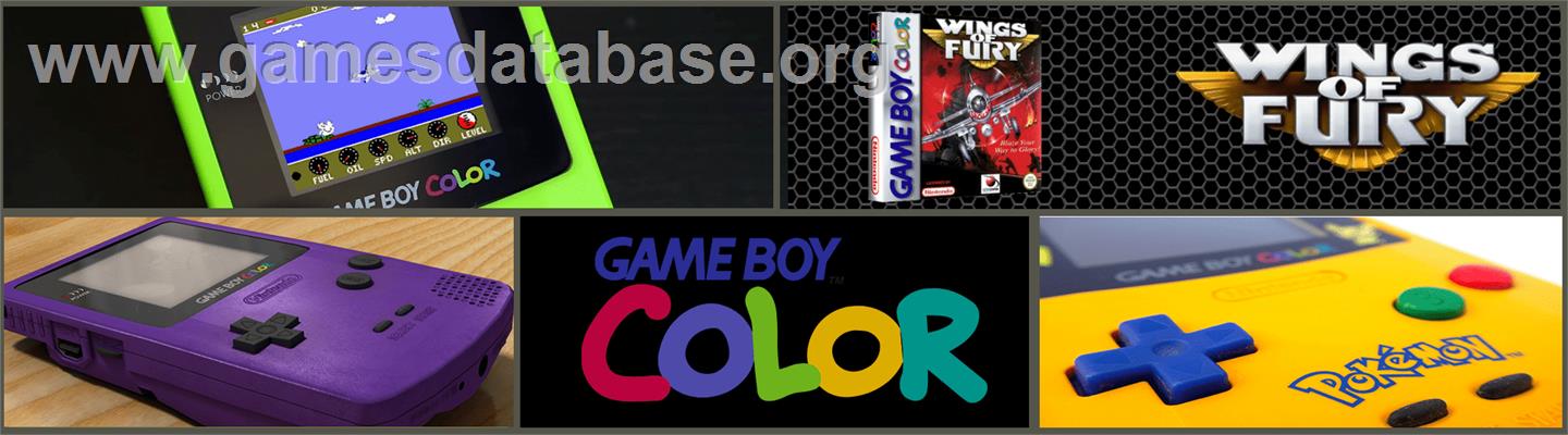 Wings of Fury - Nintendo Game Boy Color - Artwork - Marquee