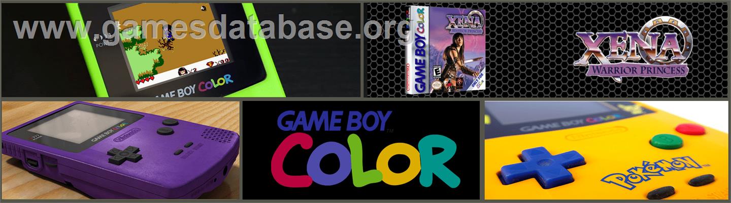 Xena - Warrior Princess - Nintendo Game Boy Color - Artwork - Marquee