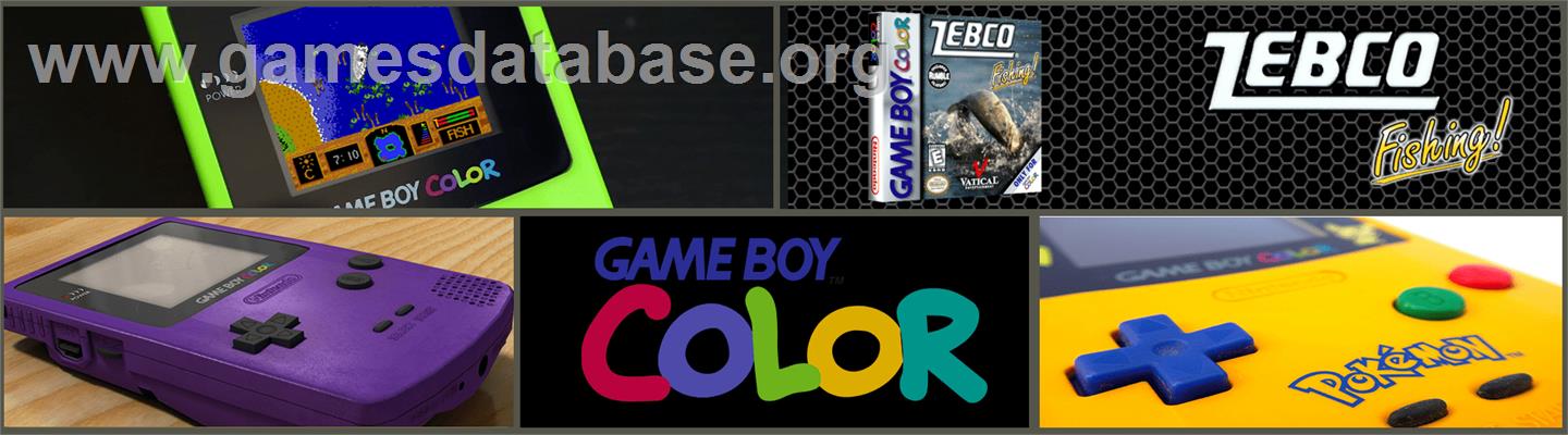 Zebco Fishing! - Nintendo Game Boy Color - Artwork - Marquee