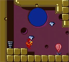 In game image of Alfred's Adventure on the Nintendo Game Boy Color.