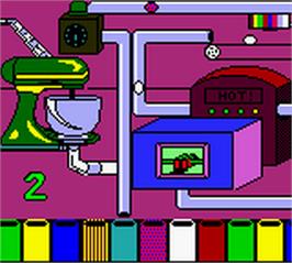 In game image of Arthur's Absolutely Fun Day! on the Nintendo Game Boy Color.