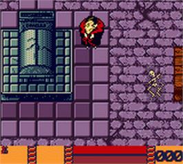 In game image of Dracula - Crazy Vampire on the Nintendo Game Boy Color.