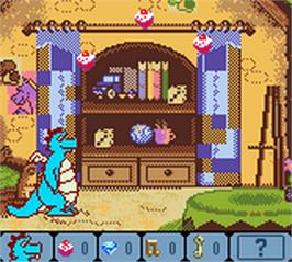 In game image of Dragon Tales - Dragon Adventures on the Nintendo Game Boy Color.