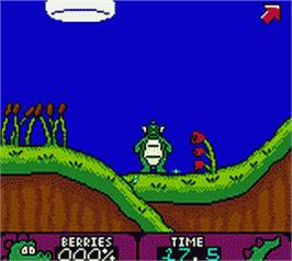 In game image of Dragon Tales - Dragon Wings on the Nintendo Game Boy Color.