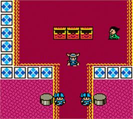 In game image of Dragon Warrior 1 And 2 on the Nintendo Game Boy Color.