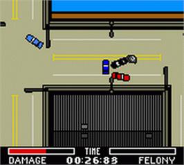 In game image of Driver - You Are The Wheelman on the Nintendo Game Boy Color.