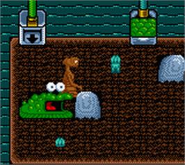 In game image of E.t. And The Cosmic Garden on the Nintendo Game Boy Color.