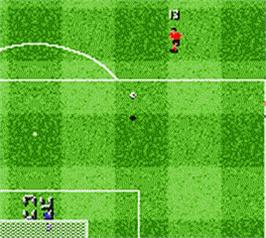 In game image of F.a. Premier League Stars 2001, The on the Nintendo Game Boy Color.