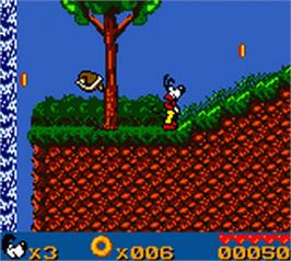 In game image of Fix And Foxi - Episode 1 Lupo on the Nintendo Game Boy Color.