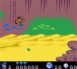 In game image of Flipper And Lopaka on the Nintendo Game Boy Color.