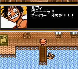 In game image of From Tv Animation One Piece - Maboroshi No Grand Line Boukenki! on the Nintendo Game Boy Color.