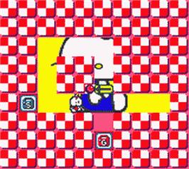 In game image of Hello Kitty No Magical Museum on the Nintendo Game Boy Color.