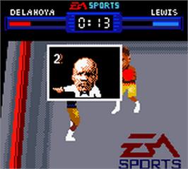 In game image of Knockout Kings 2000 on the Nintendo Game Boy Color.