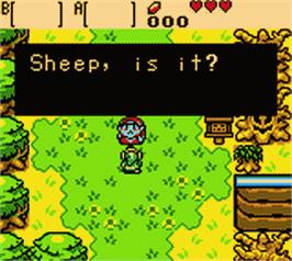 In game image of Legend Of Zelda - Oracle Of Ages, The on the Nintendo Game Boy Color.