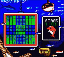 In game image of Luca No Puzzle De Daibouken! on the Nintendo Game Boy Color.
