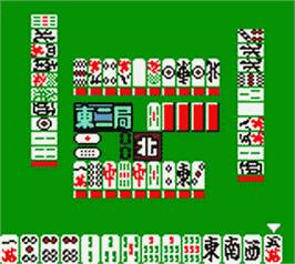 In game image of Mahjong Joou on the Nintendo Game Boy Color.