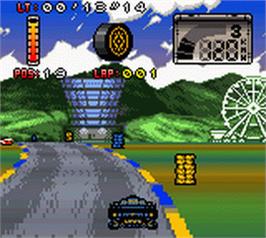 In game image of Mans 24 Hours, Le on the Nintendo Game Boy Color.